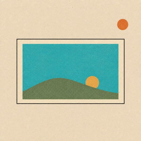 PVC Image Gen Codex skill art: a framed landscape print with a green hill under an amber sun, with an orange dot